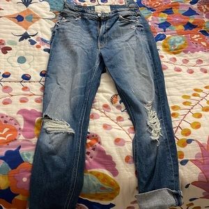 Mother high waisted denim